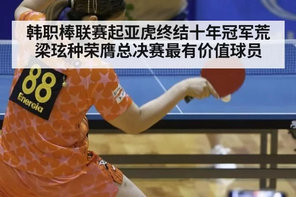 韩职棒联赛起亚虎终结十年冠军荒梁玹种荣膺总决赛最有价值球员